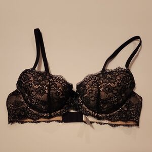 Elegant Black Lace Bra Size 36B
